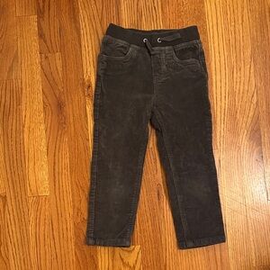 Hanna Andersson Charcoal Gray Corduroy Pants